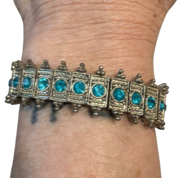 🌹𝗦𝗧𝗨𝗡𝗡𝗜𝗡𝗚 𝗦𝗜𝗟𝗩𝗘𝗥 & 𝗧𝗘𝗔𝗟 𝗦𝗧𝗢𝗡𝗘𝗦 𝗦𝗧𝗥𝗘𝗧𝗖𝗛 𝗕𝗥𝗔𝗖𝗘𝗟𝗘𝗧 - Picture 3 of 6